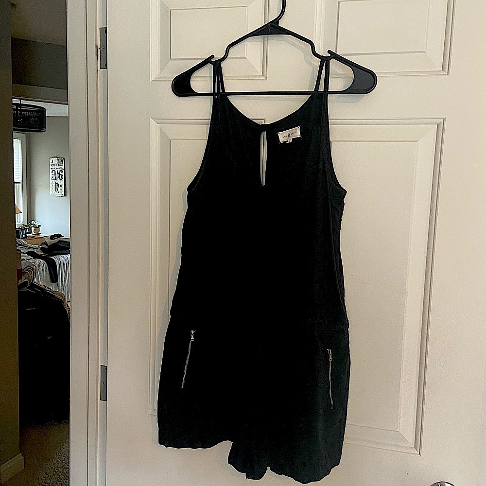 Black Lou and Grey Romper one piece